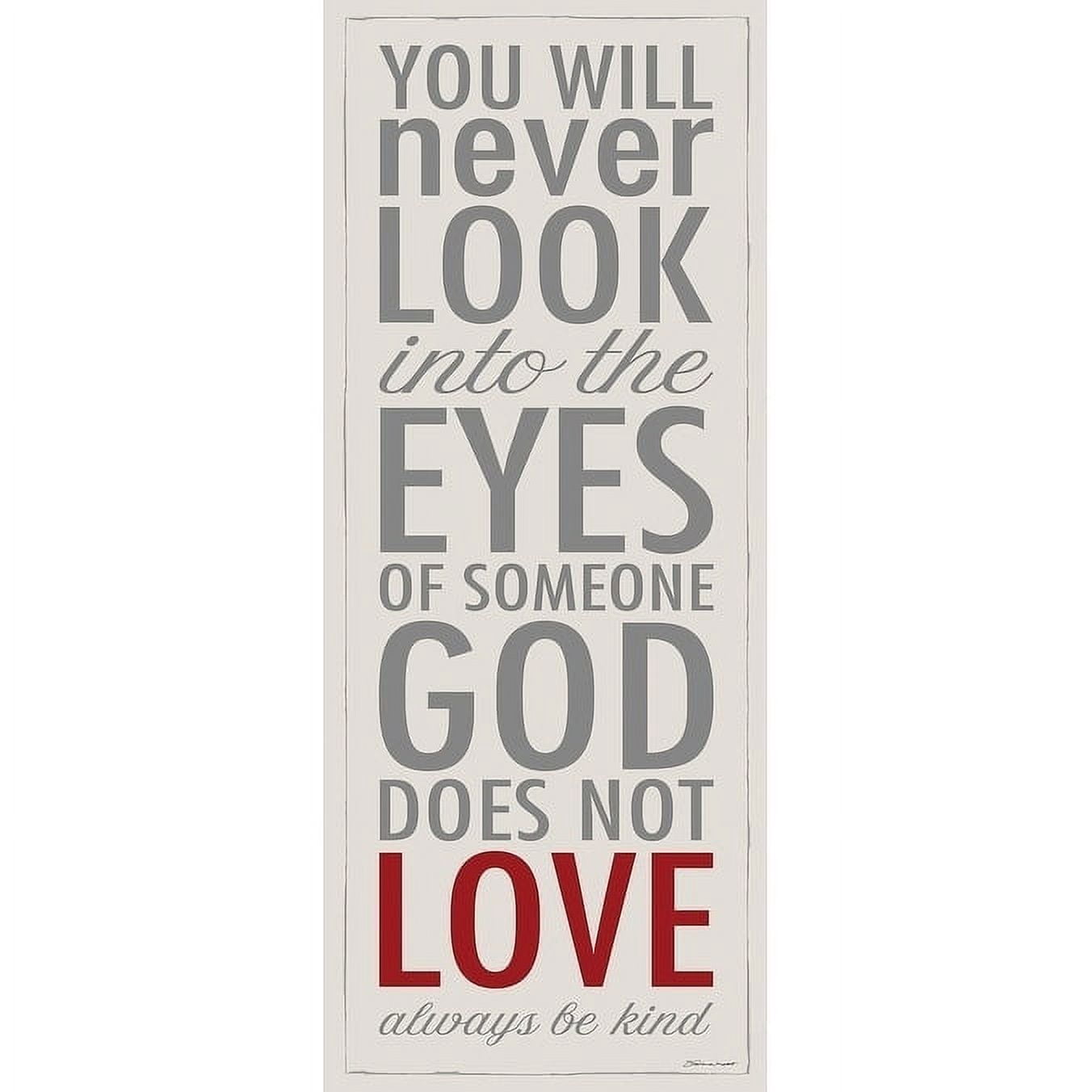 The Stupell Home Decor God Loves Everyone Be Kind Typography Inspirational Wall Plaque Art, 7 x 17