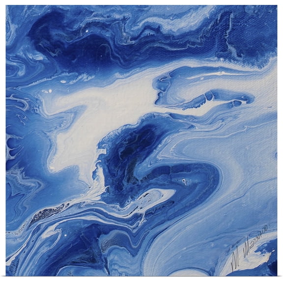 Great BIG Canvas | Rolled M. Mercado Poster Print entitled Marble Square II