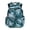Blue Flowers Print, variant on FUIALDOLG Digital Camo Pattern Bookbag with Waterproof Multiple Compartments Kids Backpack, Multi Pocket 17 Inch School Bag for Travel Back to School Camping
