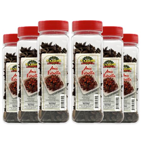 Real Sabor Star Anis Spices Anis Estrella 5 oz - 6 Pack