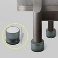 thumbnail image 3 of 4 Pack 27-40mm Adjustable Bed Table Legs Riser Base Booster for Furniture, 3 of 8