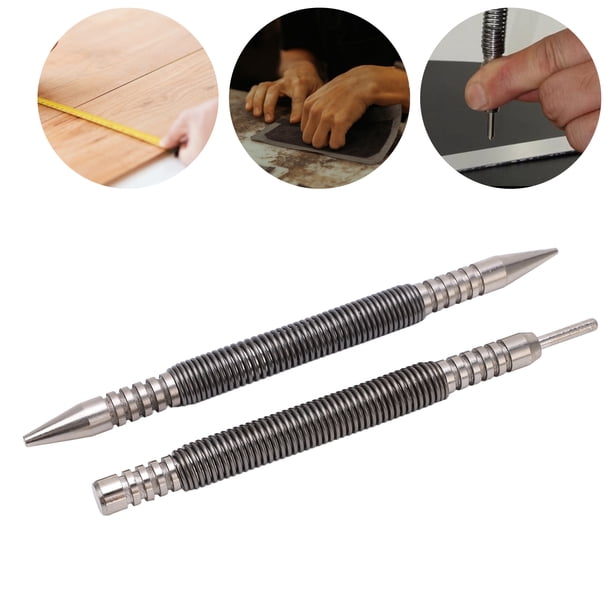 Hinge Pin Punch Set – 2-Piece Dual Head Nail Setter & Spring Punch, 3500 PSI Impact, Carbon Steel, For Door Pin Removal & Finishing Nails