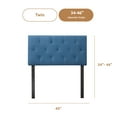 thumbnail image 3 of Rest Haven Eugene Diamond Tufted Upholstered Headboard, Twin/Twin XL, Navy, 3 of 12