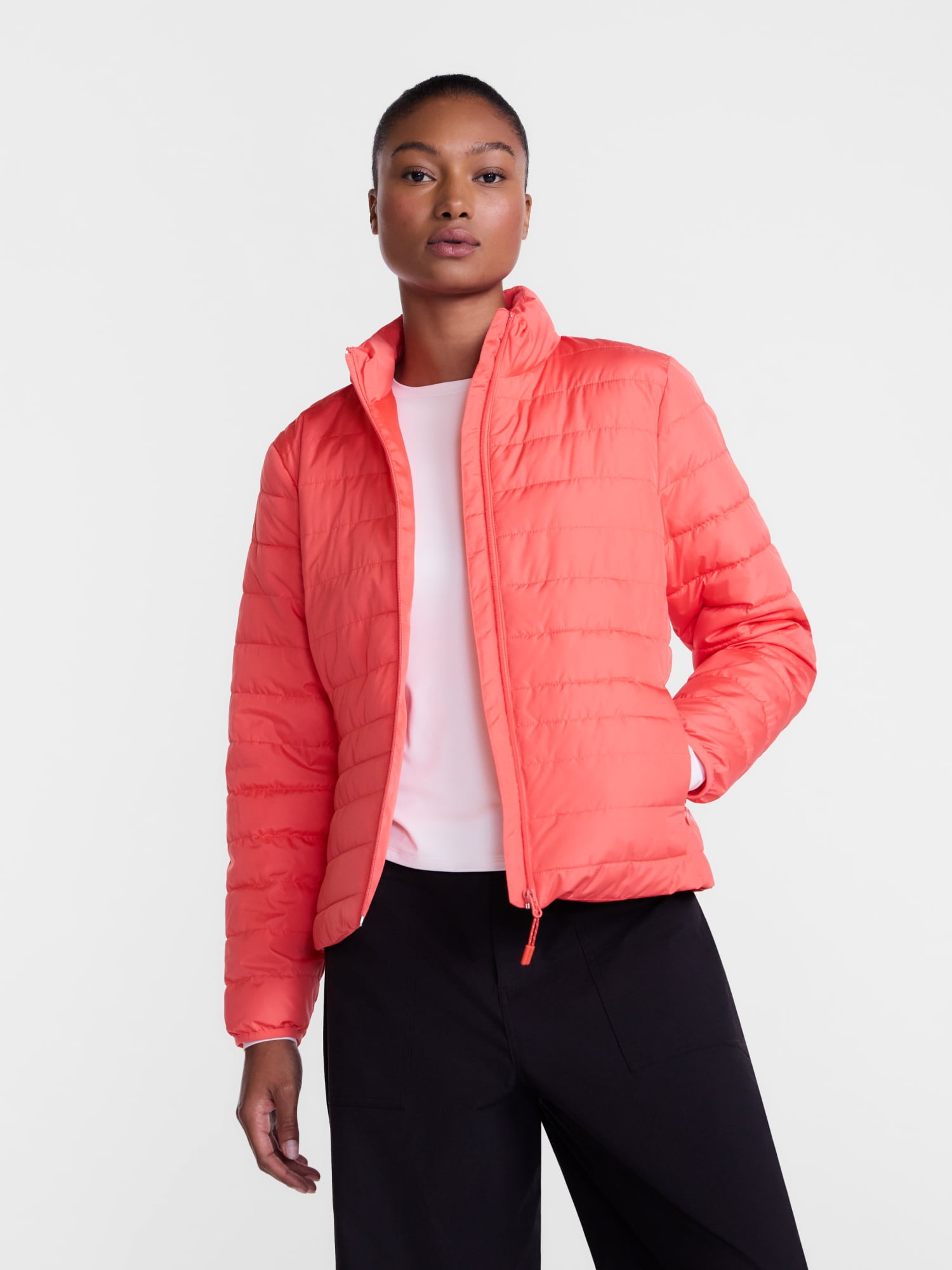 Ozark Trail Women's and Women's Plus Puffer Jacket, Sizes XS-3X