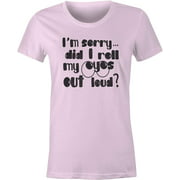 9 Crowns Tees Did I Roll My Eyes Out Loud Sarcastic T-Shirt-Mens