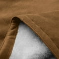 thumbnail image 6 of Olyvenn Women Hoodies Fleece Jackets Soft Fuzzy Long Hoodie Sweatshirt Casual Sherpa Hoodies Horn Button Coats Winter Coffee L, 6 of 7