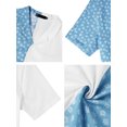 thumbnail image 6 of Lars Amadeus Men's Shirt Short Sleeve Button Down Striped Summer Shirt, 6 of 6