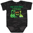 thumbnail image 3 of Inktastic Grandma Grandpa Love Me Dinosaurs Boys Baby Bodysuit, 3 of 5