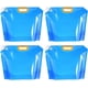 thumbnail image 1 of 2.6 Gallon Collapsible Water Container Bag, 4 Pack Plastic Storage Jug Folding Water Bag for Camping, Hiking, Emergency Water Storage, 1 of 5
