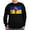 Black, variant on CafePress - Glory To Ukraine Sweatshirt - Classic Crew Neck Sweatshirt