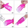 thumbnail image 4 of Clips de plástico para quitar esmalte de uñas, herramienta de envoltura, líquido para quitar barniz, accesorios de Arte de manicura, 10 unidades, 4 of 4