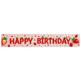 thumbnail image 2 of Strawberry Themed Happy Birthday Banner Party Decoration Backdrop Background Photo Props for Birthday Parties Kids Celebrations Family Gatherings and Photo Shoots, 2 of 7