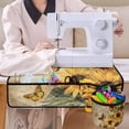 thumbnail image 4 of HELLHERO Sewing Machine Mat Premium Fabric Non Slip Removable Storage Bag to Keep Sewing Accessories for to Keep Tidy, Sunflowers Butterfly, 4 of 5