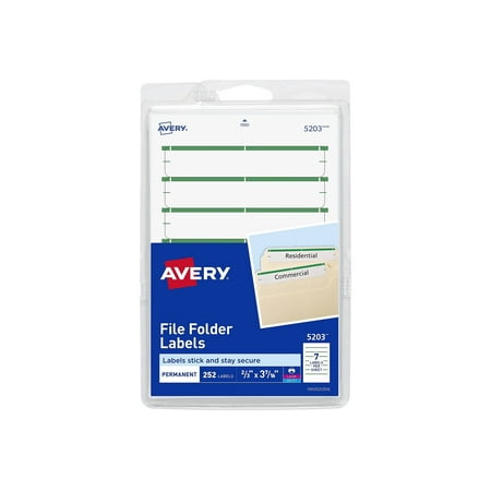 Avery Laser/Inkjet File Folder Labels 2/3