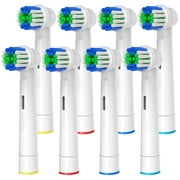 GENKENT 8 Pcs Replacement Professional Electric Toothbrush Heads Brush Heads Compatible Braun Oral b
