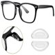 thumbnail image 3 of ZHAOCHENG Almohadillas nasales de silicona antideslizantes adhesivas para gafas, transparentes, 5 pares, 3 of 5