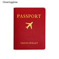 thumbnail image 1 of GLW Simple Pasaporte Titular Y Equipaje Etiqueta Cuero Conjuntos De Viaje Pareja Cubierta Glow huangjie unisex, 1 of 2