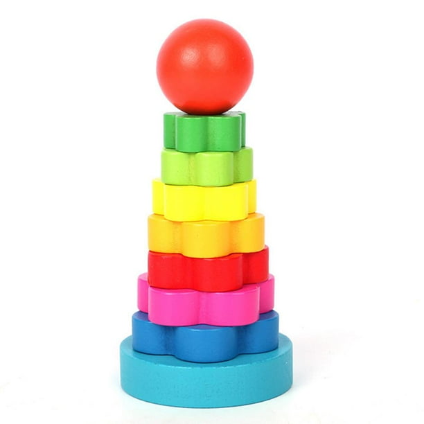 Jugar Concepto De Juguetes Con Cubos De Madera, Juguetes Para Niños