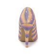 thumbnail image 3 of BLISSFUL STEP Women's Dress Shoes Glitter Pointed Toe Stiletto Heels Slip On Dress Pumps Orange Purple 9.5, 3 of 8
