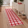 thumbnail image 5 of KUETH 3'x5' Christmas Machine Washable Area Rug, Non-Slip Rugs for Bedside, Entryway and Small Living Space, Red, 5 of 8