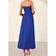 thumbnail image 2 of Vestido de invitada de boda PRETTYGARDEN Tube Top Maxi Blue Chifon, 2 of 9