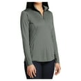 thumbnail image 4 of Yellow Rooster Women's PosiCharge Competitor 1/4-Zip Pullover Grey Concrete 3XL, 4 of 8