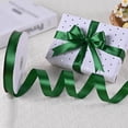 thumbnail image 3 of 7/8 inch 100 Yard ,Satin Ribbon for Gift Wrapping, Wedding, Crafts, Christmas,Easter, Floral, Hair, Invitation Decorations and More Forestgreen, 3 of 9