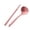 🔥 Pink_Hot, variant on ZYXWVU 3 Piece Silicone Ramen Utensil Set Long Handle Soup Spoon Chopsticks Non Stick for Asian Noodles Hot Pot Meals