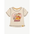 thumbnail image 4 of Girls Garfield X Justice Collab Baby Tee, Sizes XS - XLP, 4 of 8
