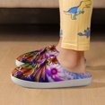 thumbnail image 6 of Kids The Legend of Zelda Slippers Anti-slip Fluffy Fuzzy House Slippers Warm Soft Plush Winter Fluffy House Shoes for Boys Girls, 6 of 7