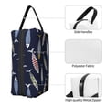 thumbnail image 5 of Uemuo Sardine Pattern Portable Toiletry Bags with Handle, Waterproof travel Make up Bags for Women, Large Capacity Travel Cosmetic Bags, 5 of 9