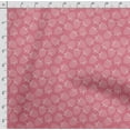 thumbnail image 4 of Soimoi Watercolor Fruit Print,Cotton Cambric, Quilting Fabric Sold by The Yard 42 Inch Wide, Medium Weight Cotton Fabric, SewingSupplies,Pink & White, 4 of 5