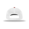 thumbnail image 2 of Gorro R RICHARDSON Trucker Snapback de sarga con la espalda, color azul, blanco y rojo, 2 of 2