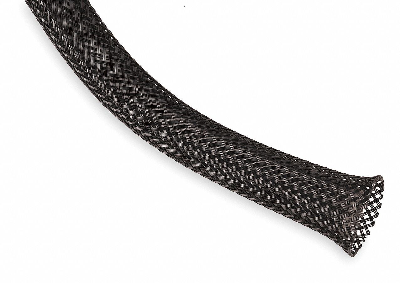 Techflex X/C 1/2" Gold Braided Cable Sleeving – 10ft Length – Wire Management