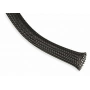 Techflex Braided Sleeving,0.375 In.,10 ft.,Black PTN0.38BK10