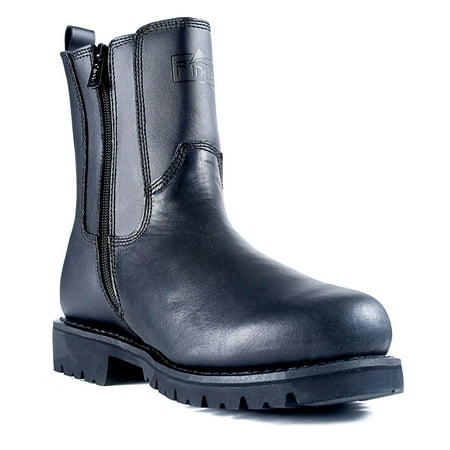 Ridge Footwear MC206 Men's All Leather Side Zip 8