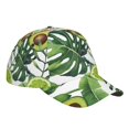 thumbnail image 3 of Naloa Original Classic Low Profile Hat Men Women Baseball Cap Dad Hat Adjustable Unconstructed Watercolor Green Tropical Print Cap, 3 of 9