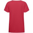 thumbnail image 3 of Women's Levelwear Red Detroit Red Wings Influx Ice Wall T-Shirt, 3 of 3