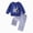 Blue, variant on 12-18 Months Toddler Baby Boy Fall Winter Clothes 2T 3T 4T 5T Outfits Long Sleeve Tops Pants Clothes Set 2PCS Fall Winter Outfits 2PCS Set 18M 24M 3T 4T 5T