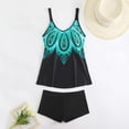 thumbnail image 4 of Warop Women's Tankini Swimsuit Set, Printed Halter Neck with Wide Straps, Two-Piece for Beach and Swimming, 4 of 4