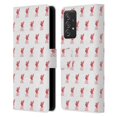 thumbnail image 1 of Head Case Designs Officially Licensed Liverpool Football Club Crest & Liverbird Patterns 1 White Leather Book Case Compatible with Samsung Galaxy A52 / A52s / 5G (2021), 1 of 6