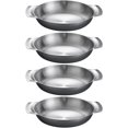 thumbnail image 1 of MAGICLULU 4pcs Stainless Steel Paella Pan Double Handle Cooking Pot for Home Kitchen Multi-Function Hot Pot Cookware and Easy to Clean Cookware for Vegetable and Seafood Dishes, 1 of 8