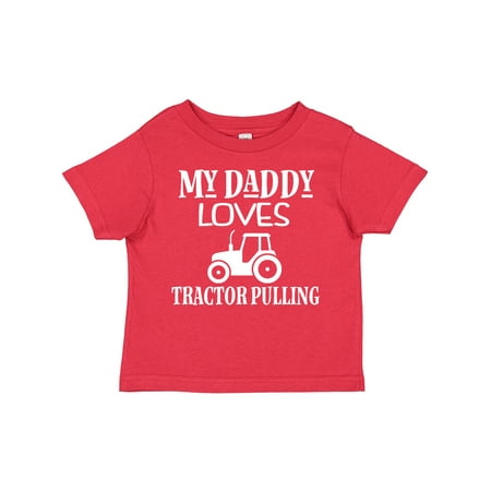 

Inktastic Tractor Pulling Dad Gift Toddler Boy or Toddler Girl T-Shirt