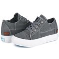 thumbnail image 2 of JENN ARDOR Women Hidden Wedge Canvas Sneakers Slip on Flats Shoes Walking Shoes, 2 of 11