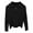 Black, variant on LYHaoo Girls Knit Cardigan Sweater Zip Long Sleeve Kids School Uniform Fall Jacket 11-12 Years(Black)