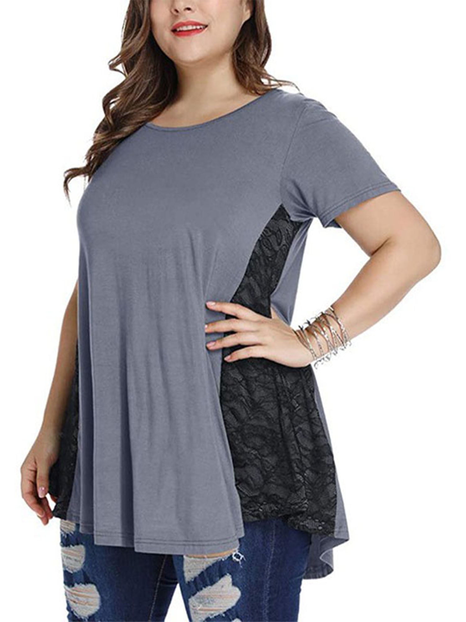womens plus summer tops
