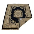 thumbnail image 3 of Rugsotic Carpets Hand Knotted Aras, Oriental Wool floor Area Rug, Navy, 2'x3', 3 of 5