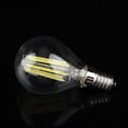 thumbnail image 4 of 6W E14 G45 LED Bombilla de filamento pequeña Lámpara de luz LED Vela 220V Blanco normal, 4 of 8