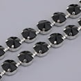 thumbnail image 4 of Abbracc 1 Yd Diamante s Rhinestone ming Crystal Chain Ribbon Bridal Applique Black, 4 of 9