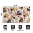 thumbnail image 5 of Yorkie Dog and Pioneer Flower Door Rugs,Washable Non Slip Door Mats Indoor,Decorative Door Mats,Entry Mat Indoor for Entrance,Bedroom,Kitchen,Bathroom,17"x30", 5 of 6